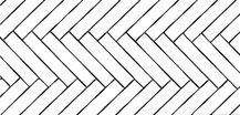 Verlegeart: Fischgrät diagonal