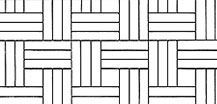 Verlegeart: Flechtmuster